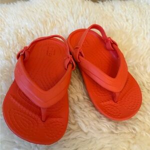 CROCS Kids Vibrant Red Sandals